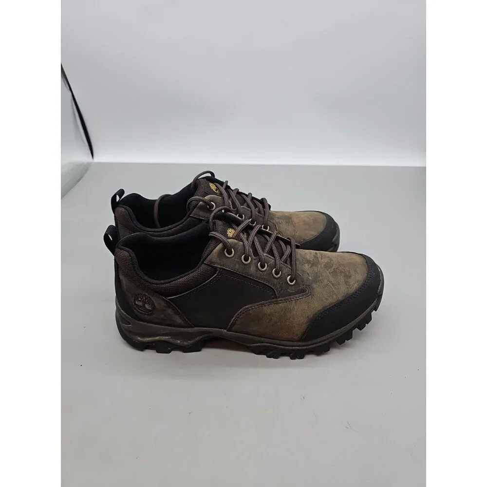 Timberland Keele Ridge Hiking Boots‎ Mens Brown Leather Lace-Up Waterproof - 9.5